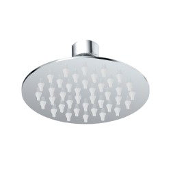 Mereo Tanierová sprcha horná, Slim, okrúhla o 100 mm s kĺbom, nerez (CB485M)