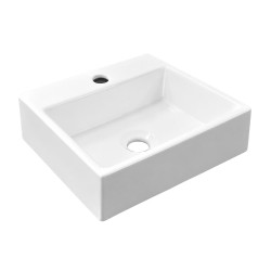 Mereo Umývadlo na dosku aj zavesenie be prepadu, Trino, 330x290x110 mm, keramické (UC332911)