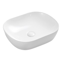 Mereo Umývadlo na dosku bez prepadu, 465x375x115 mm, ovalne, keramické - pre zaslanie balíkom (UC473812OP)