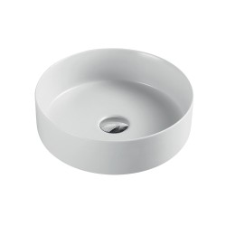 Mereo Umývadlo na dosku bez prepadu, Celie, 355x120 mm, okrúhle, keramické - pre zaslanie balíkom (UC363612CP)