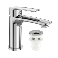 Mereo Umývadlová stojanková batéria, Pego, clic - clac CH03P, chróm (CB10104PC)