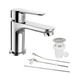 Mereo Umývadlová stojanková batéria, Zuna, s výpusťou, chróm (CB10104Z)