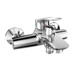 Mereo Vaňová nástenná batéria, Eve, bez príslušenstva, 150 mm, chróm (CBV90104)