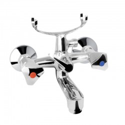 Mereo Vaňová nástenná batéria, Kasia, 150 mm, bez príslušenstva, chróm (CBS90103)