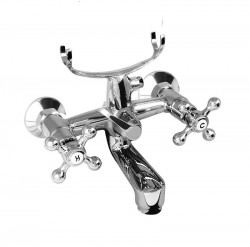 Mereo Vaňová nástenná batéria, Retro Viktorie, 150 mm, bez príslušenstva, chróm (CBL90103)