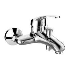 Mereo Vaňová nástenná batéria, Sonáta, 100 mm, bez príslušenstva, chróm (CB901A03N)