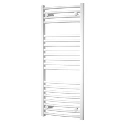 Mereo Vykurovací rebrík, oblý, 450x1330 mm, biely (MT32)
