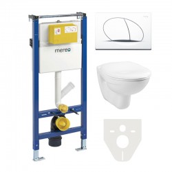 MEREO - WC komplet pre sádrokartón s príslušenstvom (MM02SET)