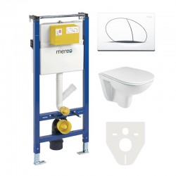 MEREO - WC komplet pre sádrokartón s príslušenstvom (MM02SETR)