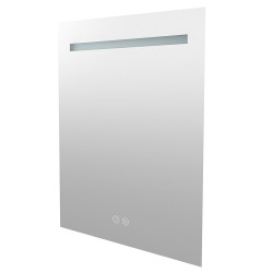 Mereo Zrkadlo 50x70 cm s osvetlením a odhmlievaním (CN156)