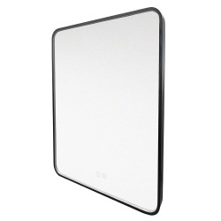 Mereo Zrkadlo hranaté 60x80 cm, LED osvetlenie a odhmlievanie (CN171)
