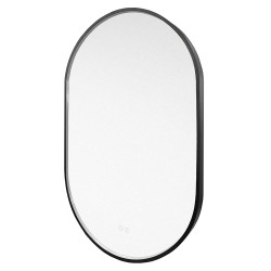Mereo Zrkadlo oválne 50x80 cm, LED osvetlenie a odhmlievanie (CN170)