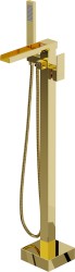 MEXEN - Algar Voľne stojaca vaňová batéria, zlatá (75733-50)