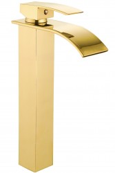 MEXEN - Aries umývadlová batéria vysoká, zlatá (744810-50)