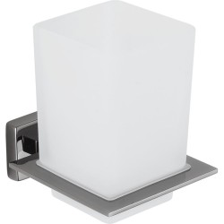 MEXEN - Arno držiak s pohárom, black chrome (7020738-73)