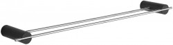 MEXEN - Aron dvojitý držiak uterákov, čierna / chróm (7088125-07)