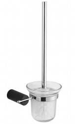 MEXEN - Aron WC kefa, čierna / chróm (7088150-07)