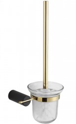 MEXEN - Aron WC kefa, čierna / zlatá (7088150-57)