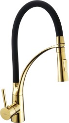 MEXEN - Aster dřezová baterie zlato / černá (73450-57)