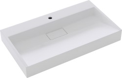 MEXEN - Ava umývadlo na dosku liaty mramor 60 x 38, biela (23016001)