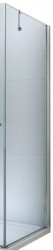 MEXEN - Bočná stena pre-Roma, Lima 110x190 cm 6mm chróm, transparent (850-110-000-01-00)