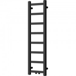 MEXEN - Bolt vykurovací rebrík/radiátor 1000 x 300 mm, 197 W, čierna (W126-1000-300-00-70)