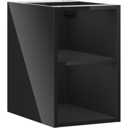 MEXEN - Box-A otvorená skrinka s policou 30, čierna lesk (91AX2-0300-470-0-70)