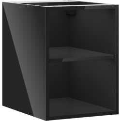 MEXEN - Box-A otvorená skrinka s policou 35, čierna lesk (91AX2-0350-470-0-70)