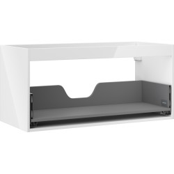 MEXEN - Box-A skrinka pre umývadlo 100, 1 šuplík, biela lesk (91AX0-1000-470-1-00)