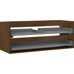 MEXEN - Box-A skrinka pre umývadlo 120, 2 zásuvky, orech (91AX0-1200-470-2-86)