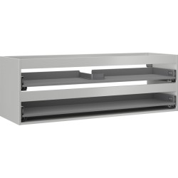 MEXEN - Box-A skrinka pre umývadlo 140, 2 zásuvky, sivý mat (91AX0-1400-470-2-62)