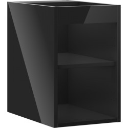 MEXEN - Box-A skrinka pre umývadlo 30, čierna lesk (91AX1-0300-470-1-70)