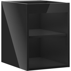 MEXEN - Box-A skrinka pre umývadlo 35, čierna lesk (91AX1-0350-470-1-70)