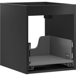 MEXEN - Box-A skrinka pre umývadlo 40, 1 šuplík, čierna mat (91AX0-0400-470-1-71)