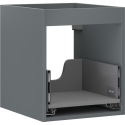 MEXEN - Box-A skrinka pre umývadlo 40, 1 šuplík, grafit mat (91AX0-0400-470-1-66)