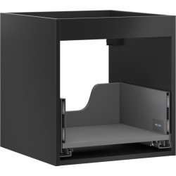 MEXEN - Box-A skrinka pre umývadlo 45, 1 šuplík, čierna mat (91AX0-0450-470-1-71)