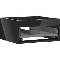 MEXEN - Box-A skrinka pre umývadlo 50, 1 šuplík, čierna lesk (91AX0-0500-235-1-70)