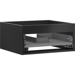 MEXEN - Box-A skrinka pre umývadlo 50, 1 šuplík, čierna mat (91AX0-0500-235-1-71)