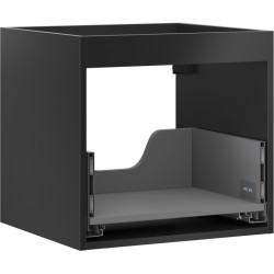 MEXEN - Box-A skrinka pre umývadlo 50, 1 šuplík, čierna mat (91AX0-0500-470-1-71)