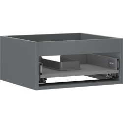 MEXEN - Box-A skrinka pre umývadlo 50, 1 šuplík, grafit mat (91AX0-0500-235-1-66)