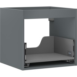 MEXEN - Box-A skrinka pre umývadlo 50, 1 šuplík, grafit mat (91AX0-0500-470-1-66)