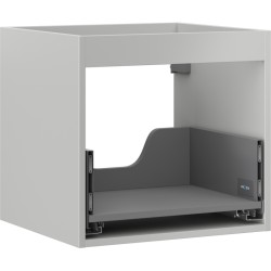 MEXEN - Box-A skrinka pre umývadlo 50, 1 šuplík, sivý mat (91AX0-0500-470-1-62)