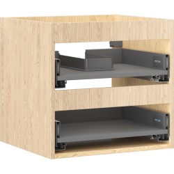 MEXEN - Box-A skrinka pre umývadlo 50, 2 zásuvky, dub (91AX0-0500-470-2-81)