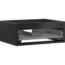 MEXEN - Box-A skrinka pre umývadlo 60, 1 šuplík, čierna mat (91AX0-0600-235-1-71)