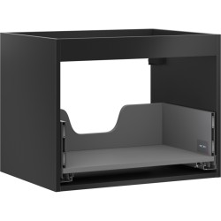 MEXEN - Box-A skrinka pre umývadlo 60, 1 šuplík, čierna mat (91AX0-0600-470-1-71)