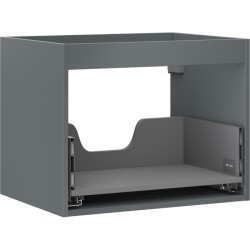 MEXEN - Box-A skrinka pre umývadlo 60, 1 šuplík, grafit mat (91AX0-0600-470-1-66)