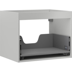 MEXEN - Box-A skrinka pre umývadlo 60, 1 šuplík, sivý mat (91AX0-0600-470-1-62)