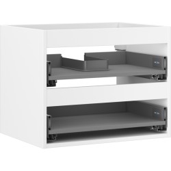 MEXEN - Box-A skrinka pre umývadlo 60, 2 zásuvky, biela mat (91AX0-0600-470-2-01)