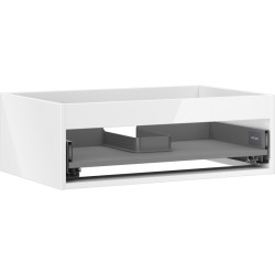 MEXEN - Box-A skrinka pre umývadlo 70, 1 šuplík, biela lesk (91AX0-0700-235-1-00)