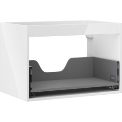 MEXEN - Box-A skrinka pre umývadlo 70, 1 šuplík, biela lesk (91AX0-0700-470-1-00)